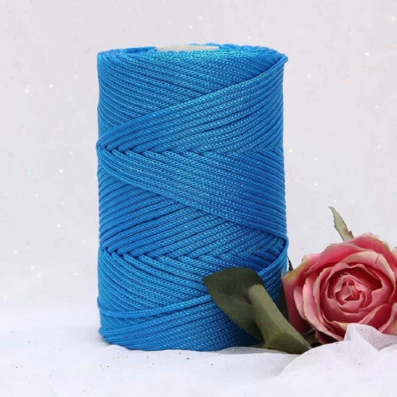 Filo di nylon per macramè da 3 mm per 200 m di colore azzurro cielo