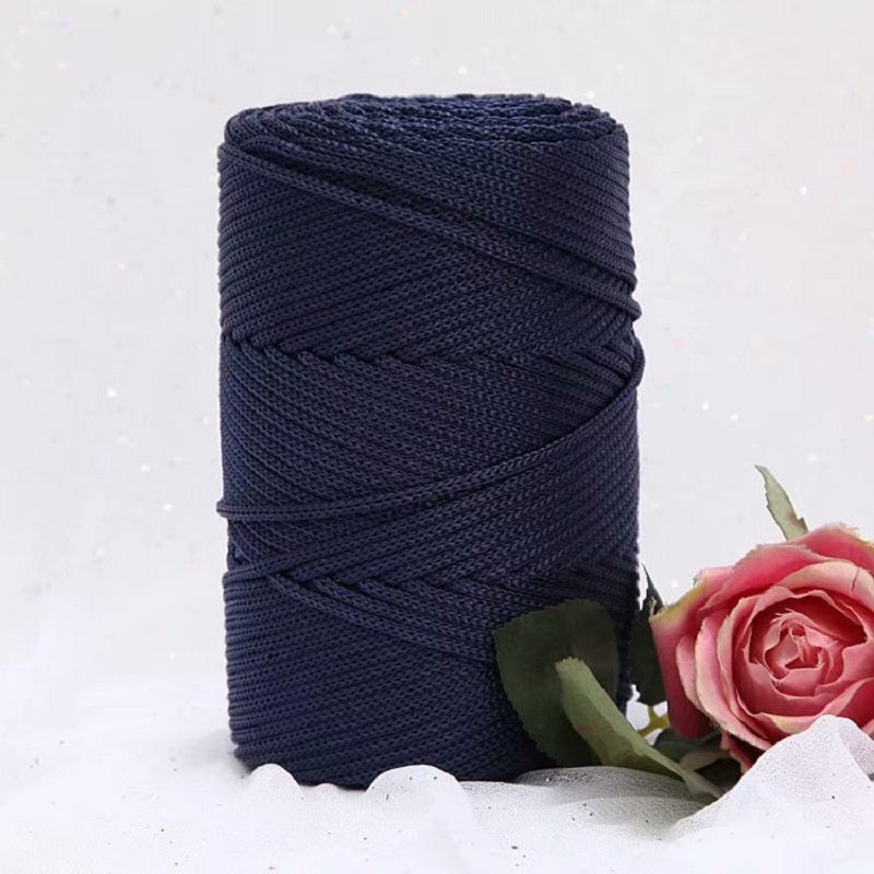 Filo di nylon per macramè 3mm per 200m colore blu scuro