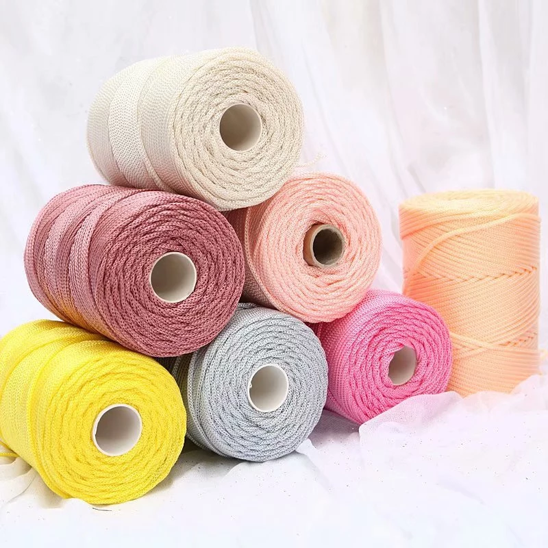 Filo di nylon per macramè 3mm per 200m colore blu scuro - immagine 2