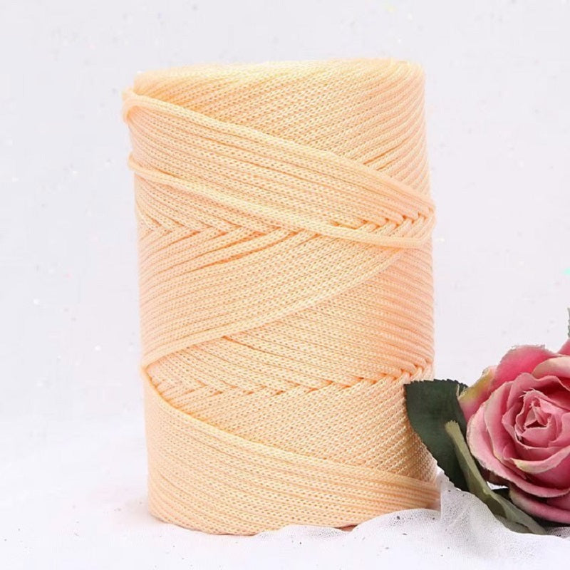 Filo di nylon per macramè da 3 mm per 200 m di colore pesca