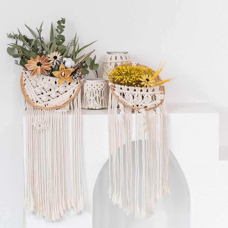 Sospensione in macramè - immagine 4