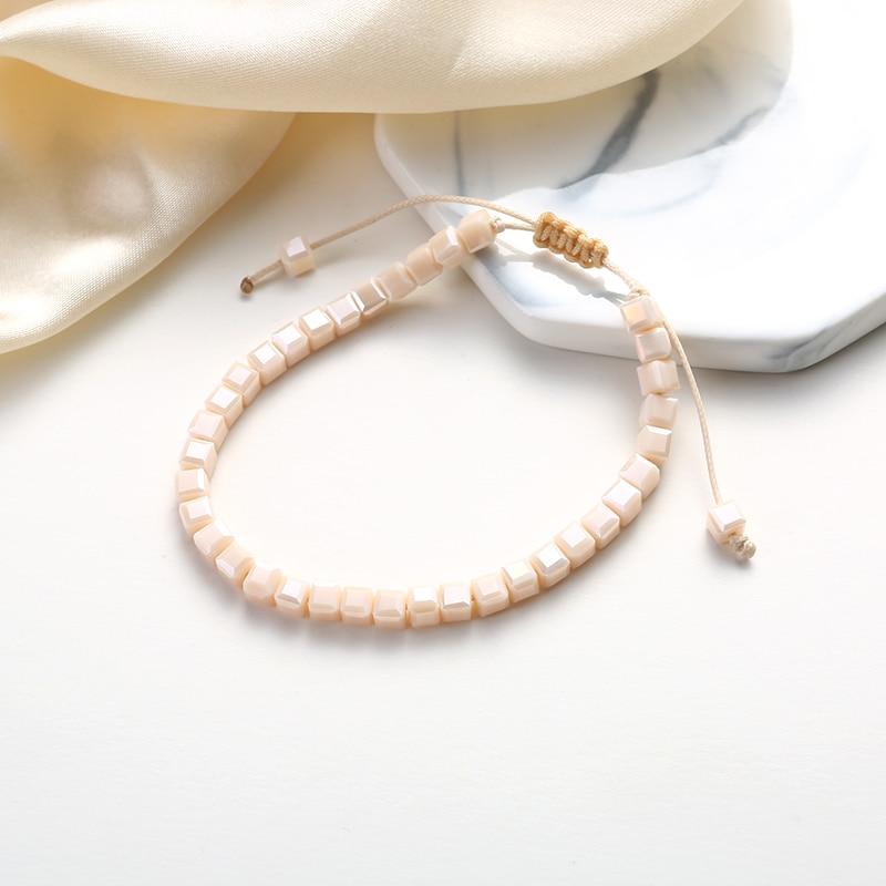 Bracelet macramé avec pierre