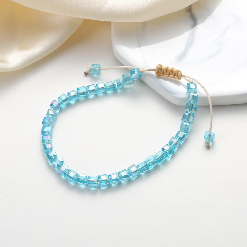 Bracelet macramé bicolore