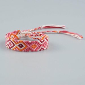 Bracelet macramé nœud plat