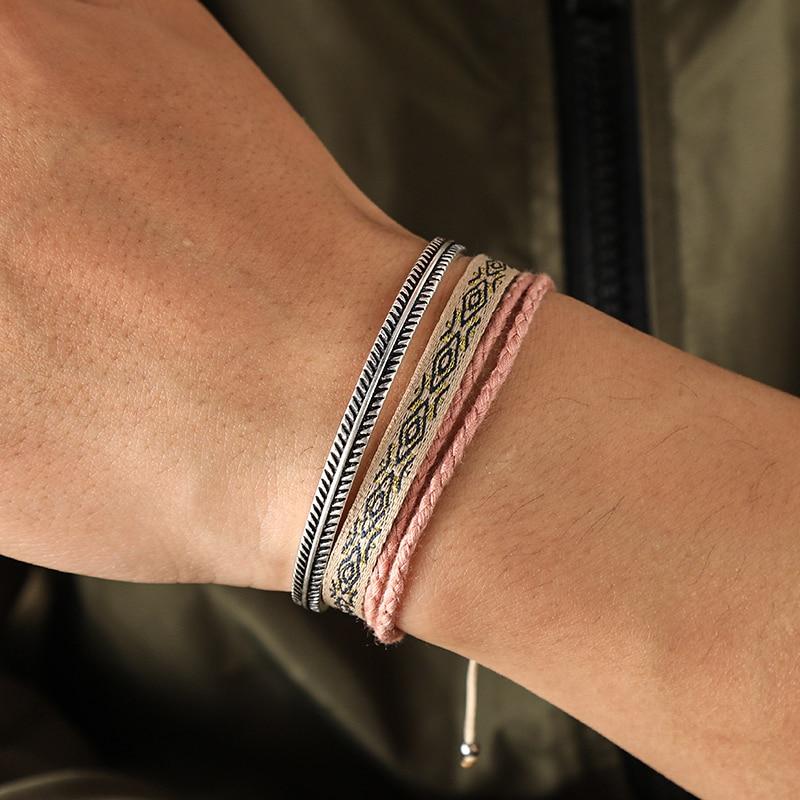 Bracciale macramè per uomo