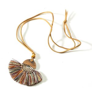 Collier bohême macramé