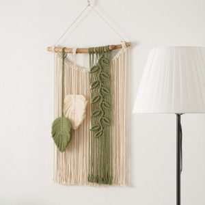 Décoration murale macramé