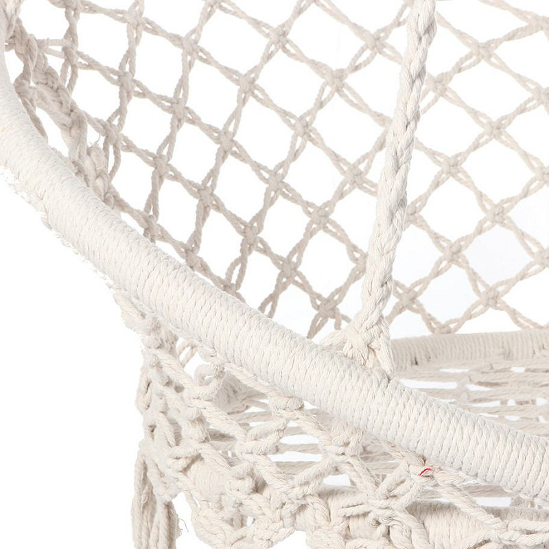 Sedia sospesa in macramè - immagine 3