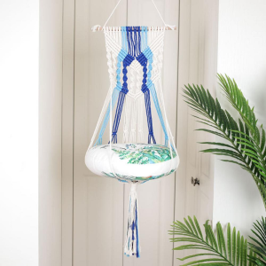 Hamac macramé chat