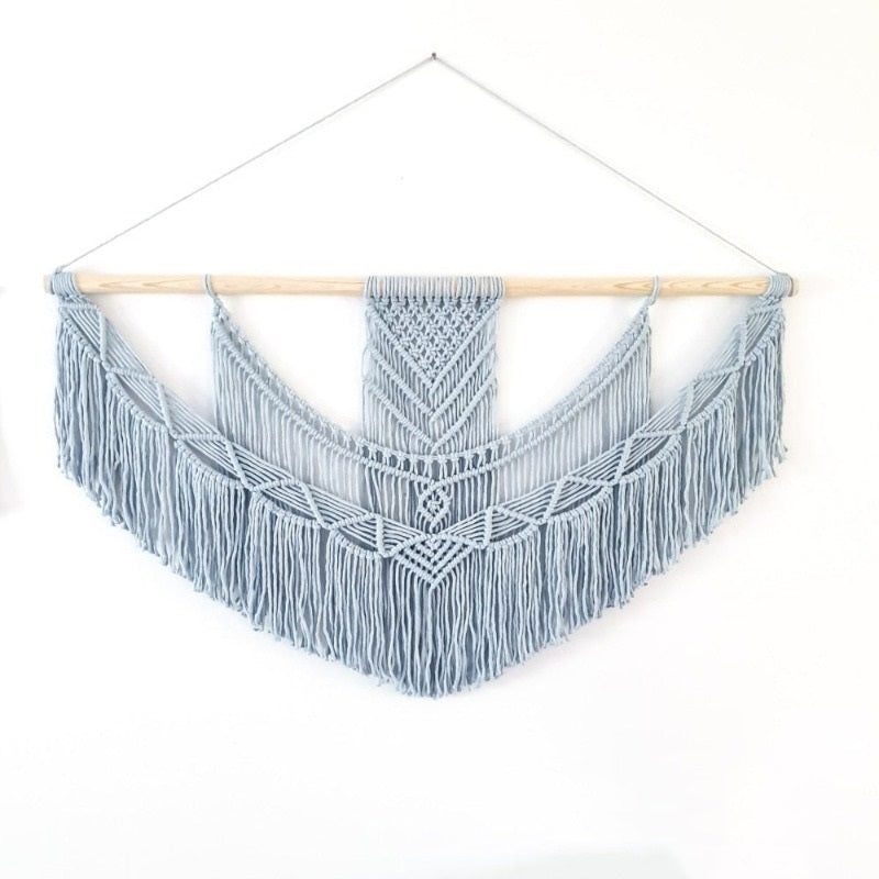 Macramè blu