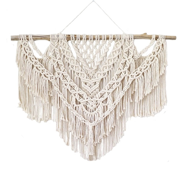 Testiera da parete in macramè - immagine 2