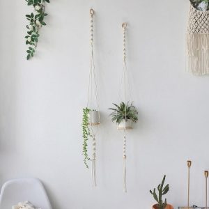 Le macramé pour plante, un incontournable du style bohème