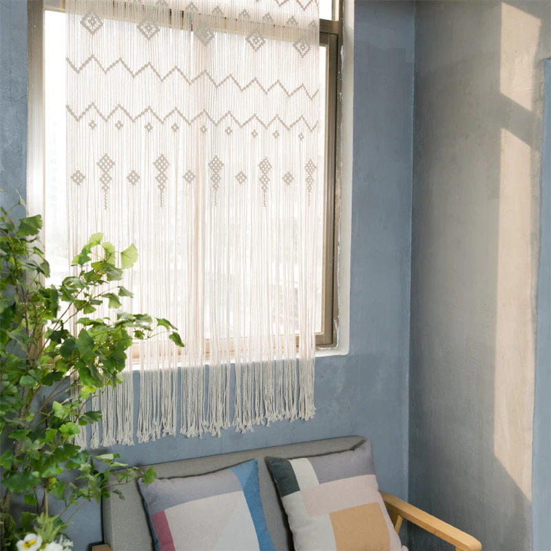 Tenda in macramè - immagine 3