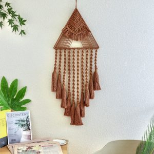 Modèle attrape rêve macramé