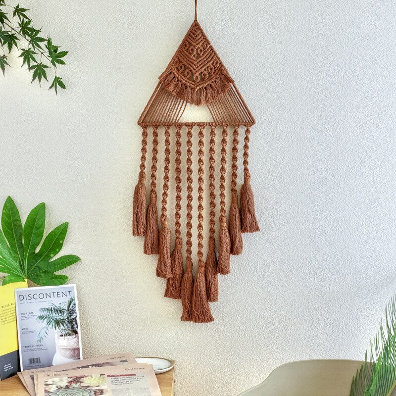 Modèle attrape rêve macramé