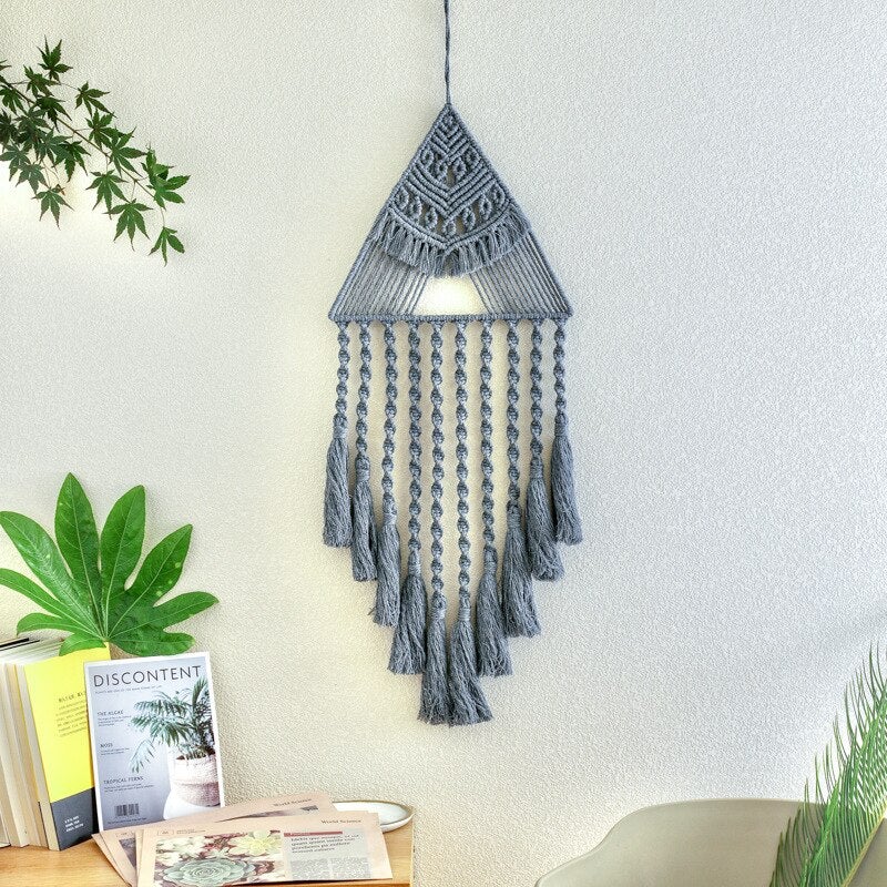 Modello acchiappasogni in macramè - immagine 3