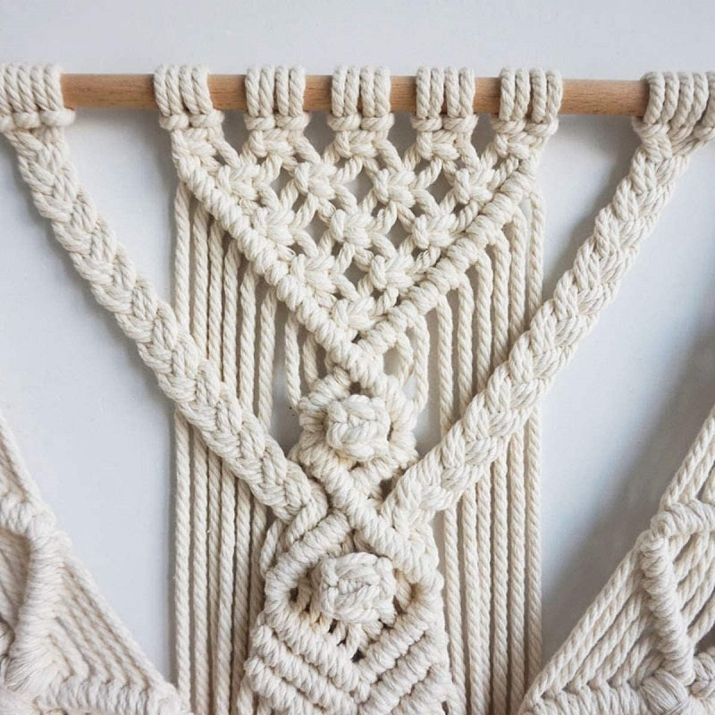 Foglia da parete in macramè - immagine 6