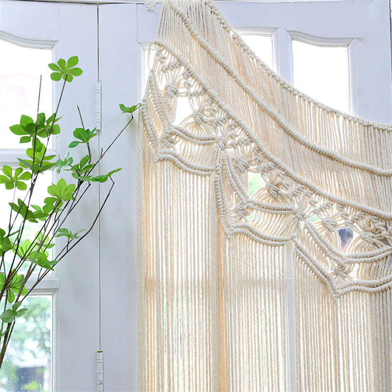 Tenda per porta in macramè - immagine 4