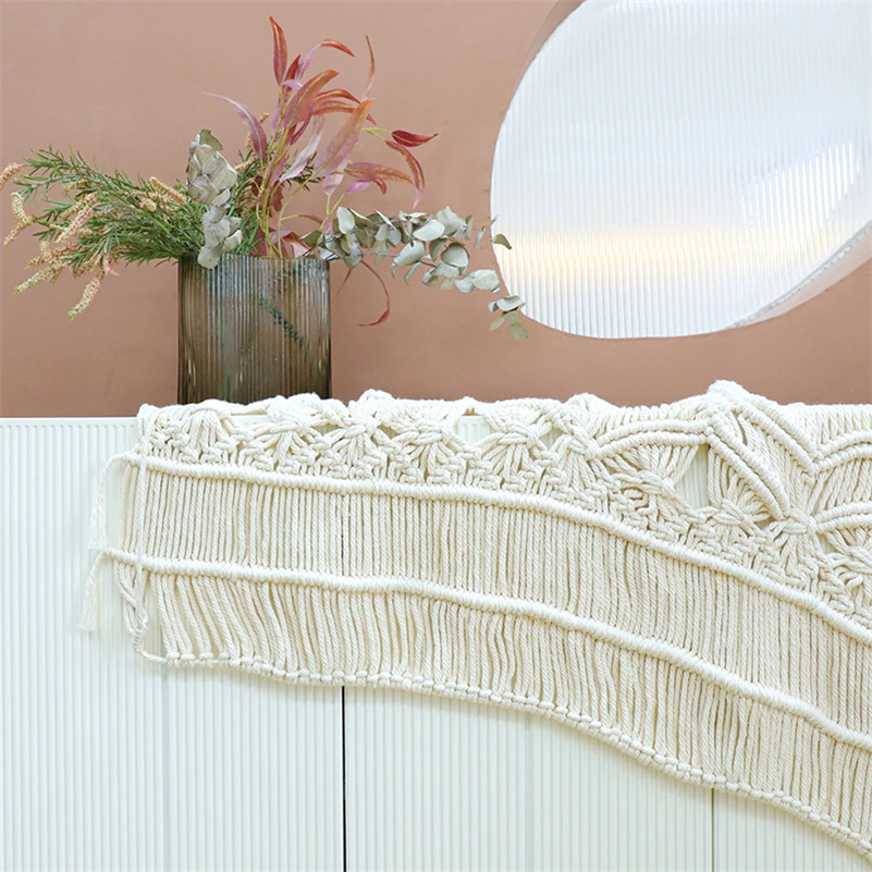Tenda per porta in macramè - immagine 5