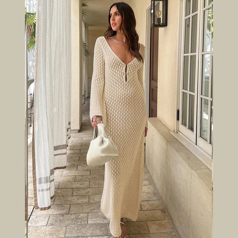Abito in macramè bohémien - immagine 3