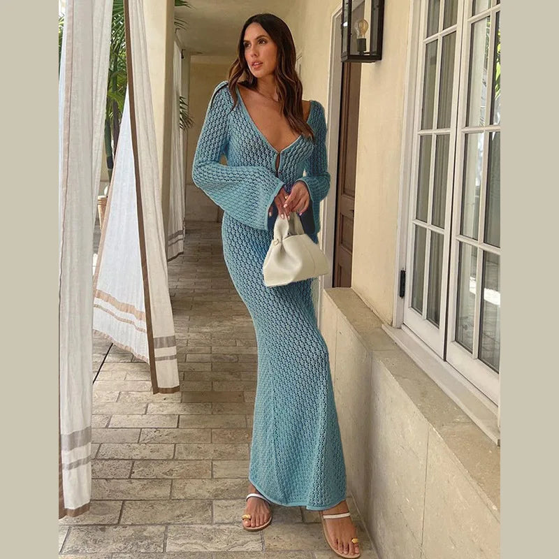 Abito in macramè bohémien - immagine 11