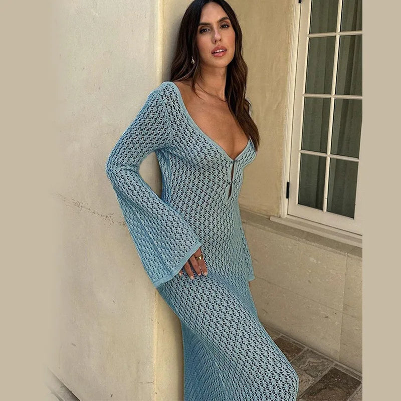 Abito in macramè bohémien - immagine 8