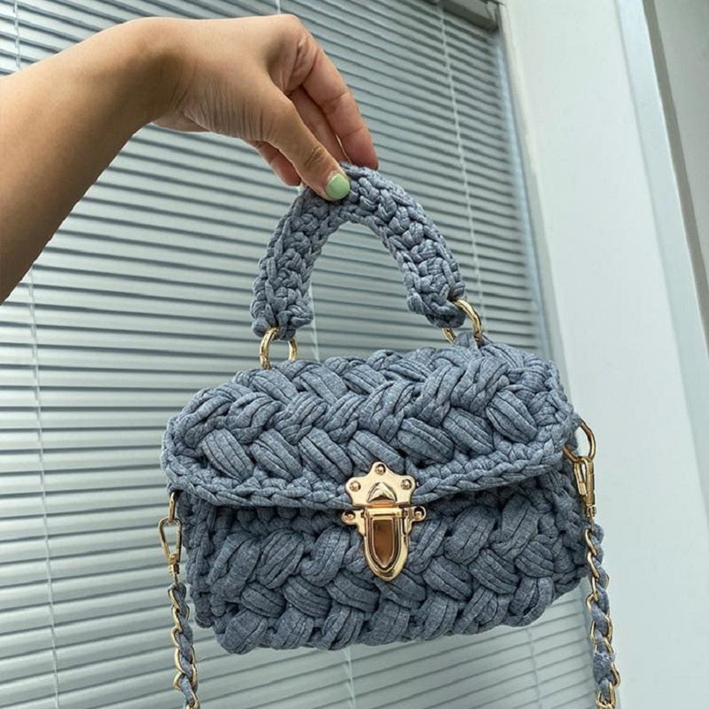 Borsa in rete macramè - immagine 12