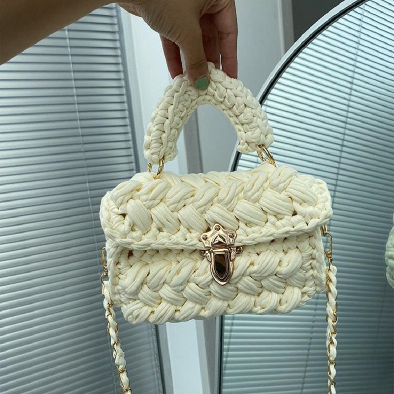 Borsa in rete macramè - immagine 13