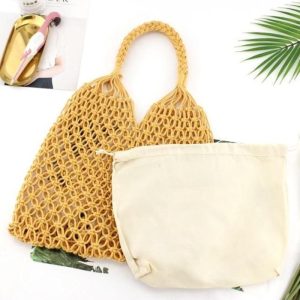 Sac en macramé marabout