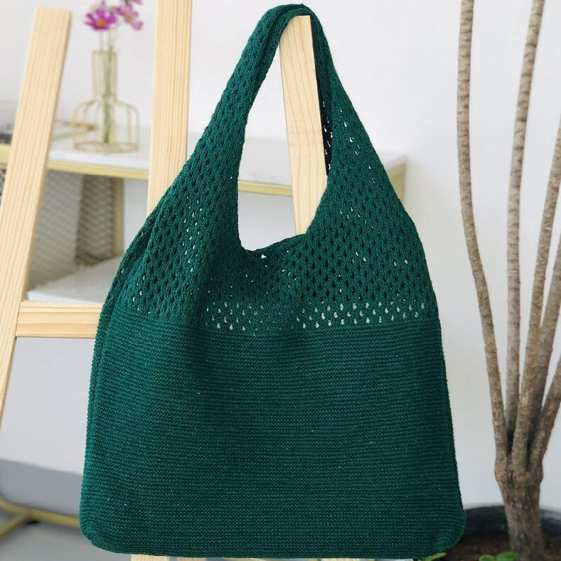 Borsa in rete macramè - immagine 3