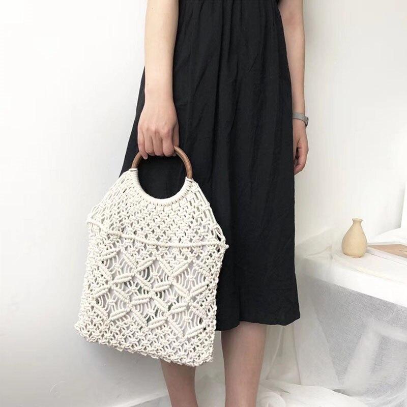 Borsa in rete macramè - immagine 9