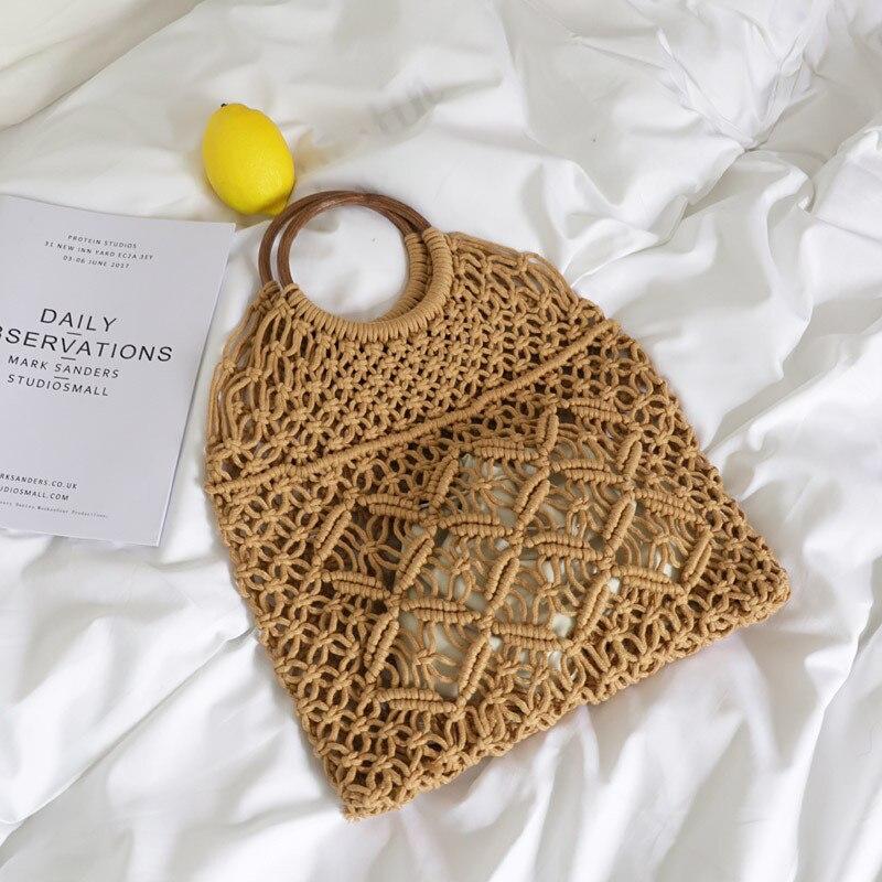 Borsa in rete macramè - immagine 8