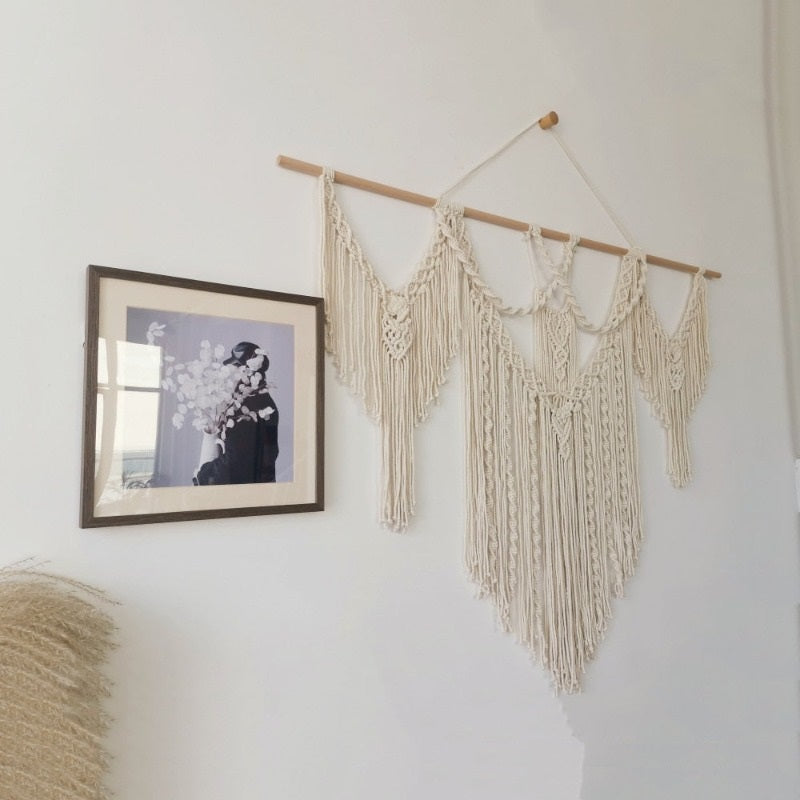 Grande testiera in macramè - immagine 3
